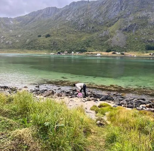 Leilighet Lofoten Fjord - Kvalvika Beach&ryten Skjelfjord